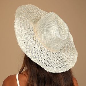 Merrick White Straw Hat (Wyeth)